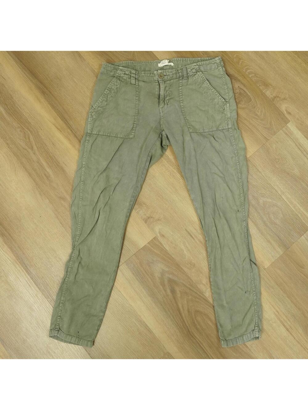 Billabong Olive Green Lightweight Cotton‎ Casual Utility Pants Sz 25, Summer